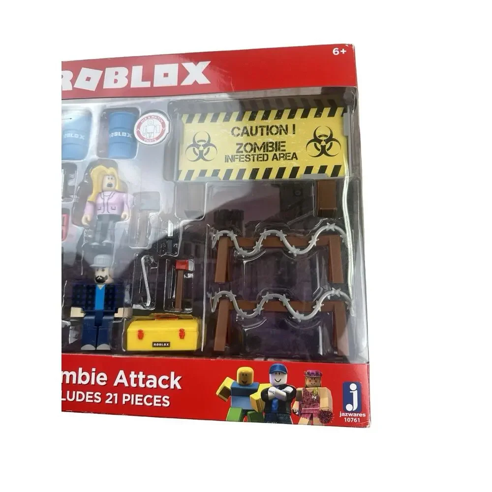 Roblox Zombie Attack Large 20 Piece Set Includes Exclusive Virtual Item NEW